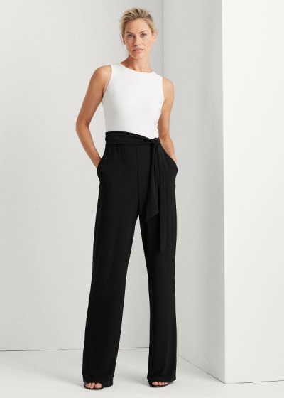 Women's Ralph Lauren Two-Tone Jersey Jumpsuits | 276159NWH